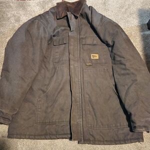 Men's Black Workwear Jacket Work N Sport Vintage Near Mint Y2K 2xl Streetwear